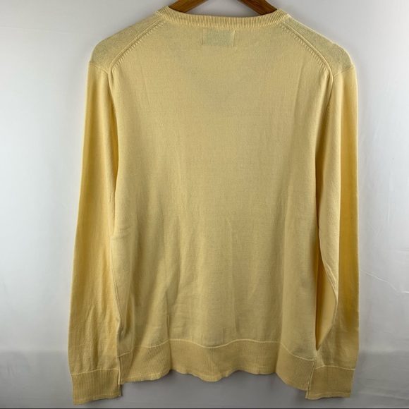 Old Navy Yellow V-Neck Lightweight Long Sleeve Sweater - Picture 13 of 15